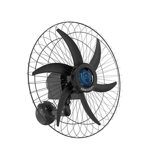 VENTILADOR DE PAREDE 060CM VENTISOL COMERCIAL 6PAS FALCON 6P TURBO BIV230W PRETO G/MT CHAVE CONTROLE DE 3-VELOCIDADES - E-12,0MM