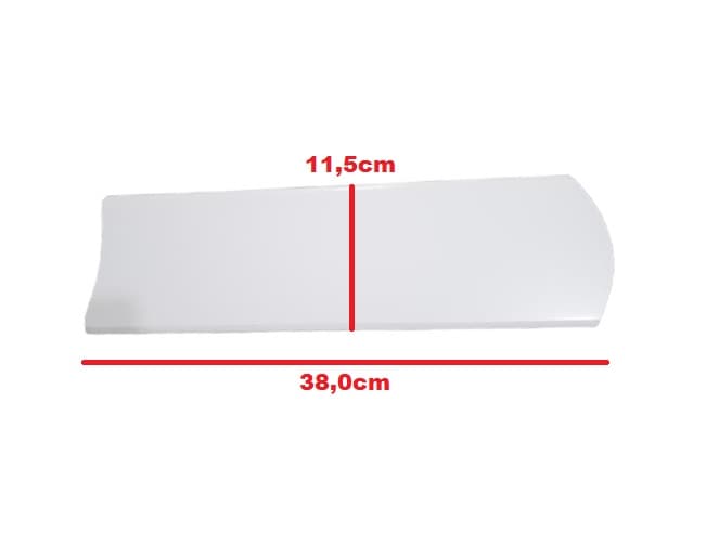 PÁ HÉLICE P/VENTILADOR DE TETO VENTI-DELTA NEW LIGHT/ VENTISOL WIND LIGHT *VENDIDA P/UNIDADE - MDF RETA BRANCA E3,0MM - SEM FURAÇÃO - foto 1 de 3
