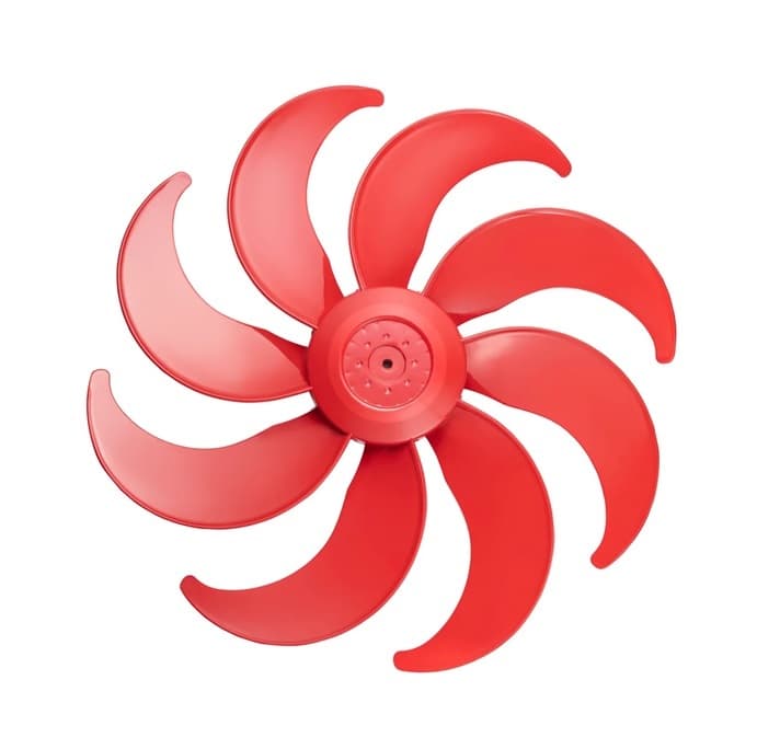 HELICE DE 40CM P/VENTILADOR MONDIAL 8PAS VERMELHA E08,0MM PRD C/T/T - SUPER TURBO FORCE 8 NVT-40-8P VTX-40 8892-01/8892-02 - SERVE P/WAP FLOW TURBO - foto 1 de 3