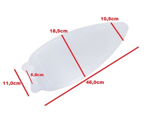 PA HELICE P/VENTILADOR DE TETO VENTISOL AIRES LUMIAR PRISMA -*VENDIDA P/UNIDADE - PLASTICA BRANCA MAIS FINA - foto 1 de 3