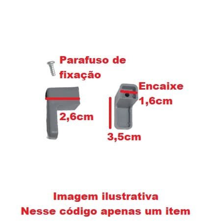 SUPORTE P/ENROLAR CABO CLIMATIZADOR VENTISOL CLIN8LT CLIN16LT - foto 1 de 2