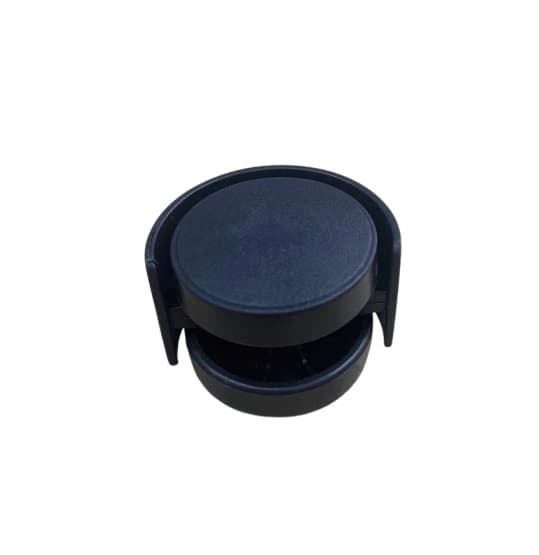 RODA RODIZIO P/AQUECEDOR VENTISOL A ÓLEO - RODA PLÁSTICA 41MM COR PRETA - *VENDIDA P/UNIDADE - foto 1 de 3