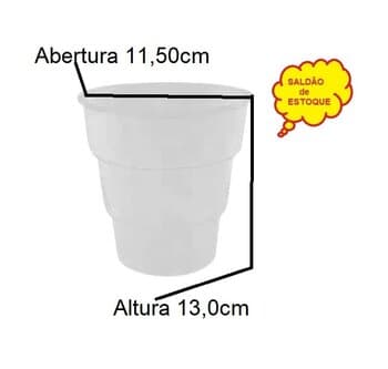 COPO JARRA P/ESPREMEDOR DE SUCO - ABERTURA/DIAM. 11,5CM / ALTURA 13,0CM - SERVE P/MODELOS SERVE P/ARGE DELTA LOREN SID TRON...ETC...- *SALDÃO*