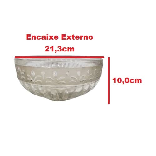 GLOBO *DIVERSOS MODELOS 213MM/021,3CM - VD VIDRO VT IMPORTADOS - foto 1 de 2