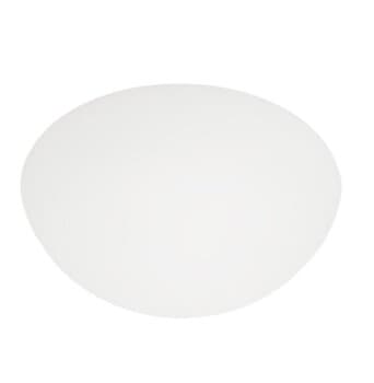 GLOBO CUPULA VIDRO P/VENTILADOR DE TETO ALISEU VIME 5900/24 BR/FOSCO BACIA-SP LUVIDARTE - DIÂMETRO DE ENCAIXE 247MM 24,7CM