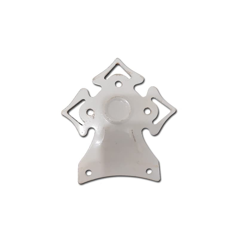 GARRA VENTI-DELTA MOTOR MAIOR - COR CINZA 3-TRIANGULOS GRANDE - *VENDIDA P/UNIDADE - SUP. DAS PAS FUROS 6,0CM - TORNADO / RIOPRELUSTRES - foto 1 de 1