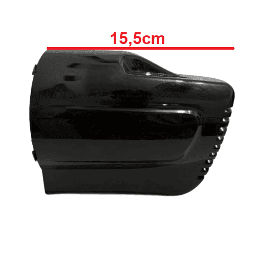 CAPACETE DO MOTOR P/VENTILADOR VENTISOL 50CM TURBO 6PAS PRETO - CAPA PLÁSTICA 0333 1-FURO P/VT PAREDE - foto 1 de 3