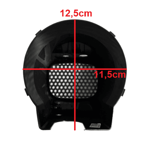 CAPACETE DO MOTOR P/VENTILADOR VENTISOL 50CM TURBO 6PAS PRETO - CAPA PLÁSTICA 0333 VENTILADOR DE MESA E COLUNA - foto 1 de 3