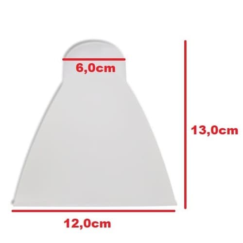 GLOBO CUPULA PLASTICA DA LUMINARIA VENTILADOR ARGE ECONOMIC - ARGE VENTUS - ARLUX MINI-COPO PEQUENO - GLOBO ABERTO - foto 1 de 4