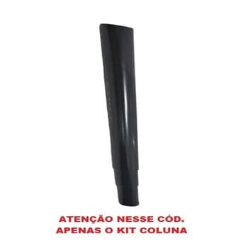 COLUNAS VOC ARGE40/50/60 PTO KIT03-COL+05 PÉ PERFIL UKIT HASTES COLUNAS P/ VENTILADOR ARGE PRETO - 3 COLUNAS C/2-ACABAMENTOS PLÁSTICOS - *SEM OS + 5-P