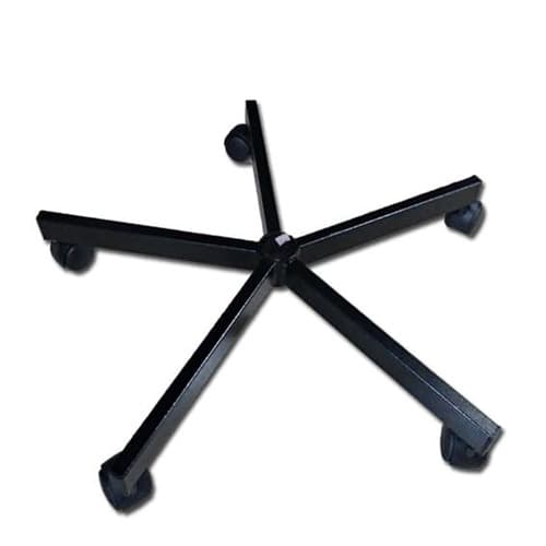 SUPORTE BASE ESTRELA Pé DO CLIMATIZADOR CLIMATTIZE EASY - ARANHA COM RODAS GIRATORIAS + RODAS C/FREIO TRAVANTES E04,5CM - foto 1 de 2