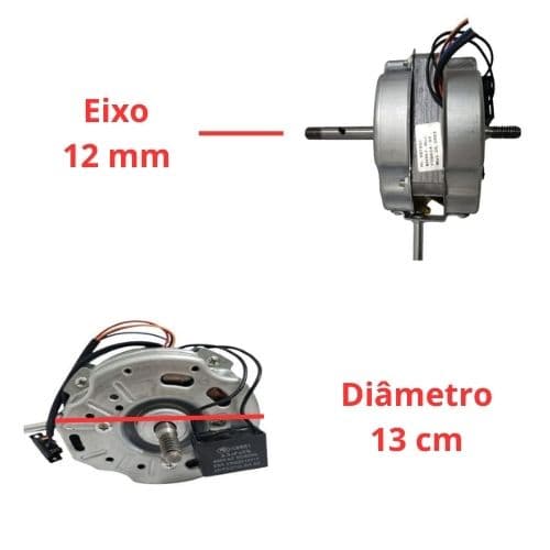MOTOR P/VENTILADOR VENTISOL OSC 70CM POWER 70 BIV230W05,5UF E12,0MM MICROVENTILADOR PARCIAL P/PAREDE CLASSE CLIMATICA "I" - foto 1 de 4