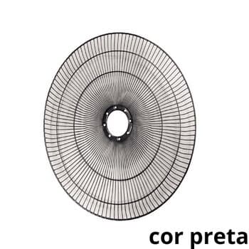 GRADE P/VENTILADOR 40CM LOREN SID TURBO - METAL PRETA - SERVE P/DIANTEIRA OU P/TRASEIRA - *VENDIDA P/UNIDADE