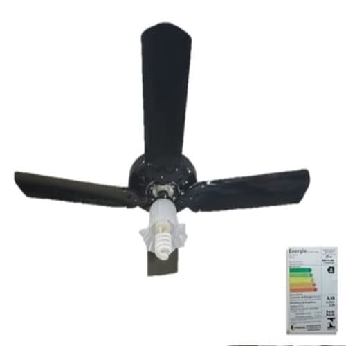 VENTILADOR DE TETO VENTMAR TULIPA1-FLOR SUPER CICLONE 110V110,0UF MERIDIONAL PRETO 4PAS ALU PRETAS CHAVE ROTATIVA - CONSUMO A/B - foto 1 de 2