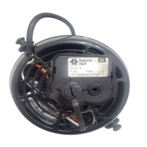 MOTOR P/VENTILADOR LOREN SID OSCILANTE 30CM 110V130W TURBO ORBITAL 360° M2 TETO COR PRETA - USAR C/CAP.04,0UF 400V-440VAC - foto 1 de 3