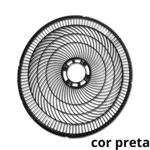 GRADE P/VENTILADOR 50CM TRON PREMIUM COLUNA MESA PAREDE - PLÁSTICA PRETA 4-TRAVAS - DIANTEIRA OU TRASEIRA - *VENDIDA P/UNIDADE - foto 1 de 1