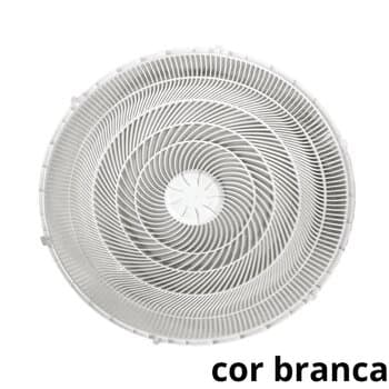 GRADE P/VENTILADOR 50CM VENTISOL - PL DIANTEIRA 6TRAVAS MACHO BRANCA - P/NEW NOTOS TURBO ANTIGOS -*VENDIDA P/UNIDADE*