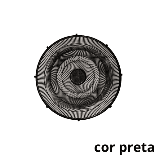 GRADE P/VENTILADOR 50CM VENTISOL - PL DIANTEIRA 8TRAVAS MACHO PRETA - P/NEW NOTOS TURBO STEEL MONTA FACIL 6PAS -*VENDIDA P/UNIDADE - foto 1 de 2