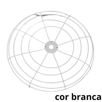 GRADE P/VENTILADOR 65CM VENTISILVA G/A BRANCA TRASEIRA -*VENDIDA P/UNIDADE- GRADE+ABERTA