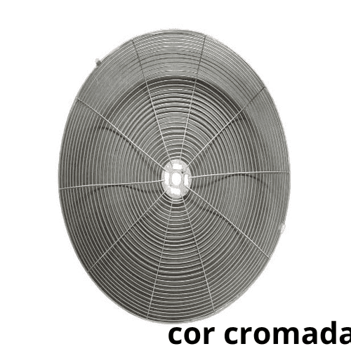 GRADE P/VENTILADOR 65CM VENTISILVA G/F CROMADA TRASEIRA -*VENDIDA P/UNIDADE- ATUAL NBR+FECHADA - foto 1 de 2