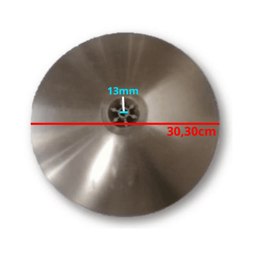 DISCO ASPERSIVO DO PRATO EVAPORADOR CLIMATIZADOR CLIMATTIZE EASY - FIX GIRO - FIX PLUS INDUSTRIAL - ENCAIXE F-13,0MM - DIÂM.EXTERNO 30,30CM - foto 1 de 2