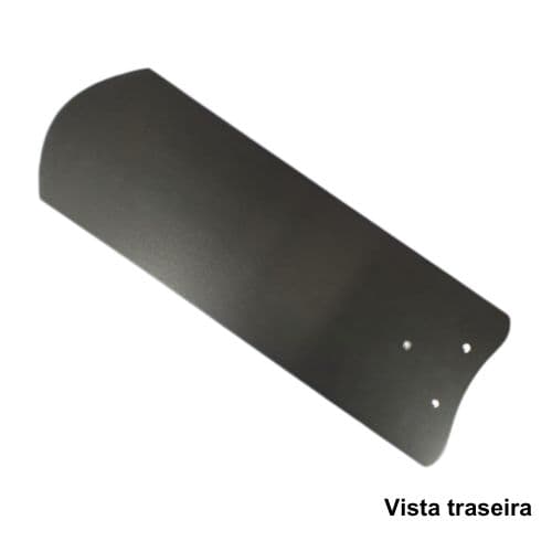 PÁ HÉLICE P/VENTILADOR DE TETO VENTEX YARIS - MDF RETA COR PRETA - *VENDIDA P/UNIDADE - foto 1 de 3
