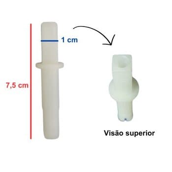 PINO QUADRADO - FIXADOR DA ENGRENAGEM HASTE LISA DA CAIXA DE ENGRENAGEN VENTILADOR VENTI-DELTA 50/60CM PREMIUM - GOLD