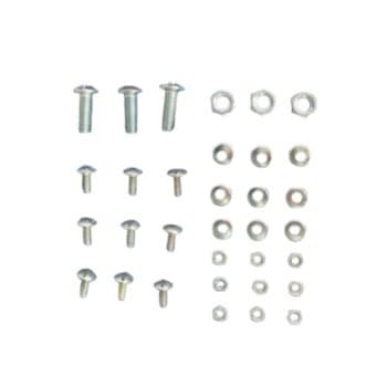 KIT DE PARAFUSOS GARRAXMOTOR VENTILADOR LOREN SID M1/M2 C/03-PARAFUSOS C/PORCAS + 09-PARAFUSOS C/PORCAS + ARRUELAS