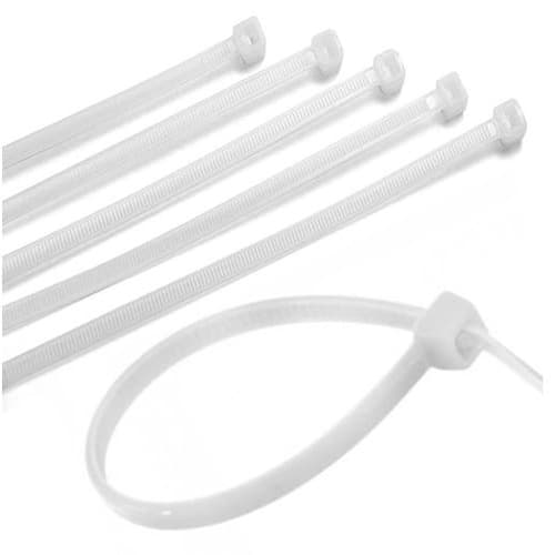 ABRAçADEIRA DE NYLON 100 X 2,5MM PRESILHA LACRE PEQUENA COR BRANCA - KIT C/10-UNIDADES - foto 1 de 1