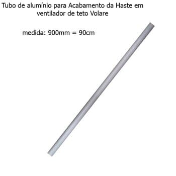 ACABAMENTO DA HASTE P/VENTILADOR DE TETO VOLARE - TUBO DE ALUMÍNIO COR BRANCA - MEDIDA ESPECIAL 90CM TUBO ORIGINAL