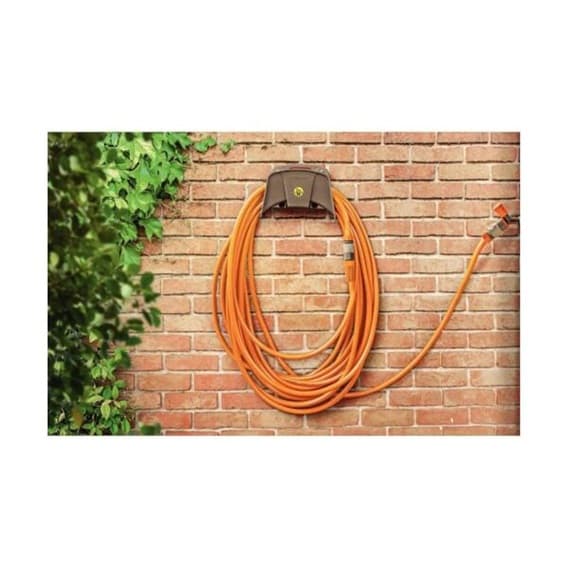 SUPORTE FIXO PARA MANGUEIRA DE ÁGUA - SUPORTE PLÁSTICO - PRATIK - foto 1 de 2