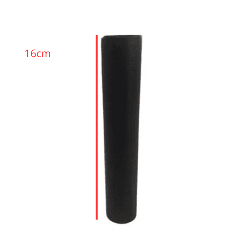 ACABAMENTO DA HASTE P/VENTILADOR DE TETO VOLARE - TUBO DE ALUMÍNIO COR PRETA - MEDIDA PADRÃO 16,0CM ORIGINAL - foto 1 de 2