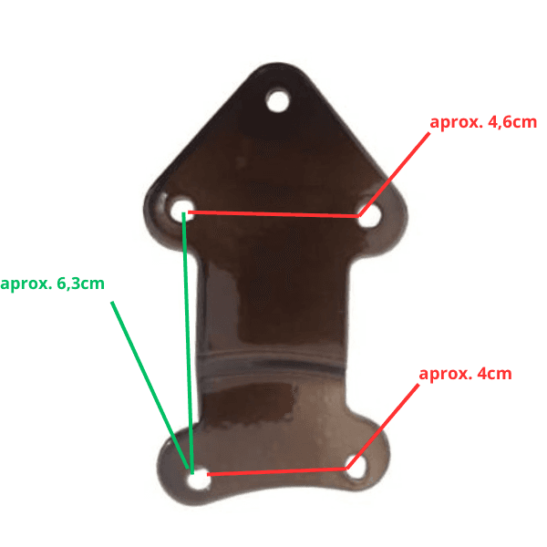 GARRA SUPORTE DA PÁ HÉLICE P/VENTILADOR DE TETO TRON MÁXIMO - COR COBRE -*VENDIDA P/UNIDADE - TRON MAXIMO/ BÚZIOS/ SOLANO - COMPRIMENTO 10,50CM - foto 1 de 2