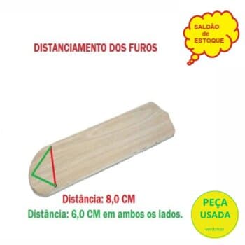PÁ HÉLICE P/VENTILADOR IMPORTADO COR BRANCA/AREIA - MEDIDAS L11,50CM C42,50CM *SALDÃO USADAS * VENDIDAS P/UNIDADE
