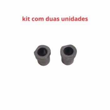 BUCHA DE FERRO P/EIXO DE VENTILADOR BRITÂNIA VENTUS 8,0MM C/PESCOÇO - KIT C/02-PÇ - P/VENTILADOR IMPORTADO C/FREZZA - BUCHA METAL