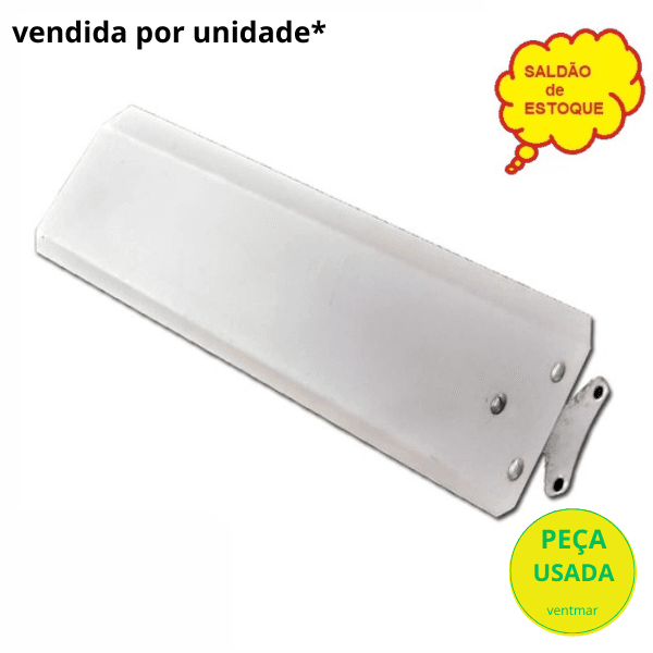 PÁ HÉLICE P/VENTILADOR DE TETO MARTAU EM ALUMINIO - MODELO ANTIGA COM GARRAS FIXADAS NA PROPRIA PÁ - *USADAS OFERTADA COMO SALDÃO* - foto 1 de 1