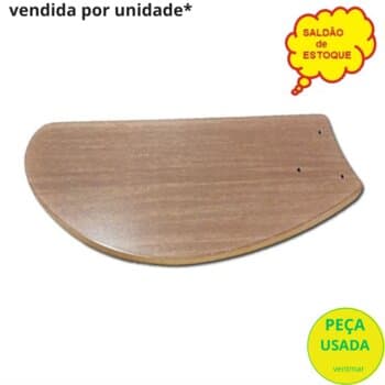 PÁ HÉLICE P/VENTILADOR DE TETO LOREN SID LUMI M1 M2 - MDF TUBA MOGNO - *VENDIDA P/UNIDADE - *SALDÃO - P/GARRA MAIOR C/3 FUROS - P/CICLONE, VENTI-DELTA