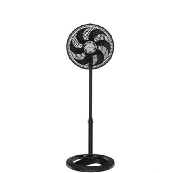 VENTILADOR DE COLUNA 030CM VENTISOL HEL-6PAS CINZA 110V052W06,0UF TURBO 6P PRETO PREMIUM G/PLASTICA - C/CONTROLE 3-VELOCIDADES E-8,0MM