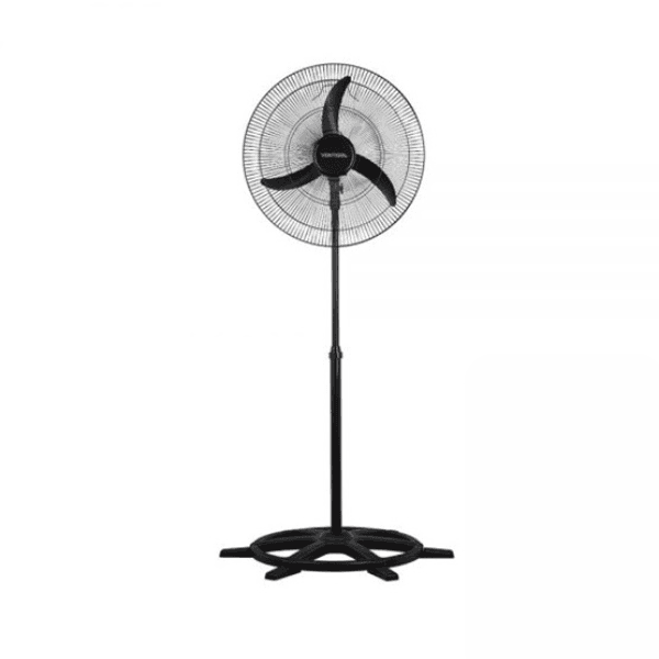 VENTILADOR DE COLUNA 060CM VENTISOL NEW 110V147W06,0UF OSC. COMERCIAL PRETO HEL-3PAS G/METAL - C/CONTROLE DE VELOCIDADE