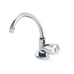 TORNEIRA PIA/LAVATÓRIO MULTIUSO DE MESA BICA MÓVEL ABS/CROMADA C50 1/4 DE VOLTA - foto 1 de 1