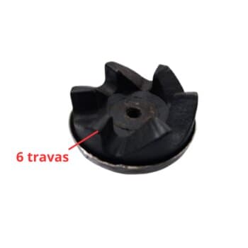 ARRASTE MANCAL DO LIQUIDIFICADOR VITALEX 1,5 LITRO ALTA ROTAçãO - AMORTECEDOR DE PARTIDA SUPERIOR DO COPO - C/6-TRAVAS - LIQ01,5LT A/R