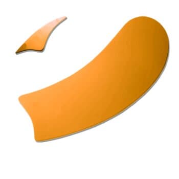 Pá MADEIRA ARTE LARANJA - SEM FUROS - GARRA MAIOR - DELTA-PLUS / RIOPRELUSTRES / PRIMAVERA / TRON
