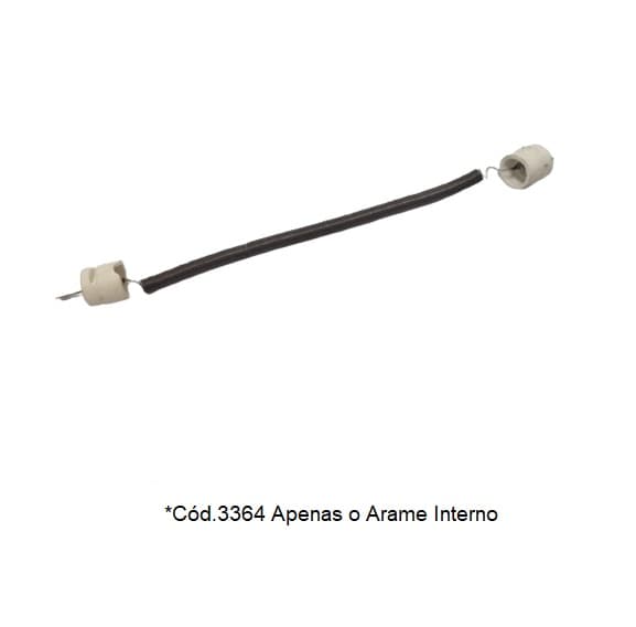 RESISTENCIA P/AQUECEDOR VENTISOL QUARTZO AQ-01 110V - *APENAS O ARAME INTERNO DO TUBO QUARTZO*-VENDIDA P/UNIDADE - foto 1 de 2