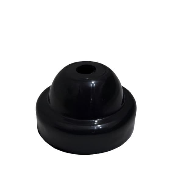 PLAFONIER P/GLOBO YRIS VENTILADOR DE TETO VENTEX - CORES BRANCA OU PRETA - ENCAIXE DO GLOBO SOB-PRESSÃO - PLÁSTICO - foto 1 de 2