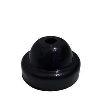 PLAFONIER P/GLOBO YRIS VENTILADOR DE TETO VENTEX - CORES BRANCA OU PRETA - ENCAIXE DO GLOBO SOB-PRESSÃO - PLÁSTICO
