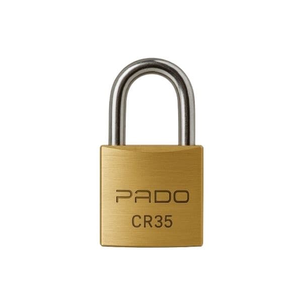 CADEADO CR35 GOLD / PADO / PAPAIZ / SOPRANO - CADEADO 35MM - SERá ENVIADO A PEçA DA MARCA DISPONíVEL EM NOSSO ESTOQUE. - foto 1 de 2