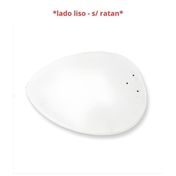 PÁ HÉLICE P/VENTILADOR DE TETO RATAN 3-FUROS MDF FOCUS PETALO PALMAE BRANCA -*VENDIDA P/UNIDADE- C/FURAÇÃO RIOPRELUSTRES - *Saldão com Marcas* - foto 1 de 2