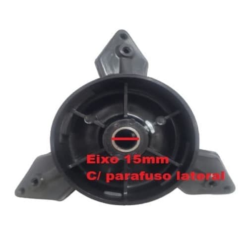CENTRO DE HELICE VENTILADOR VENTISILVA 65CM PRETA - ENCAIXE 15,0MM FIXAR C/PARAFUSO LATERAL - BICO POLIA VCL VPL - foto 1 de 2