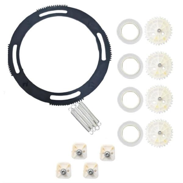 ACIONADOR DAS PÁS VENTILADOR ALISEU MAX RETRÁTIL - KIT C/ENGRENAGENS MOLAS CALÇO E PARAFUSOS - foto 1 de 3