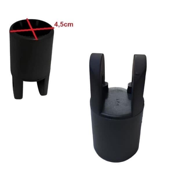 CACHIMBO GARFO SUPORTE DO MOTOR P/VENTILADOR VENTI-DELTA 65CM PRETO - COLUNA/PAREDE - foto 1 de 3